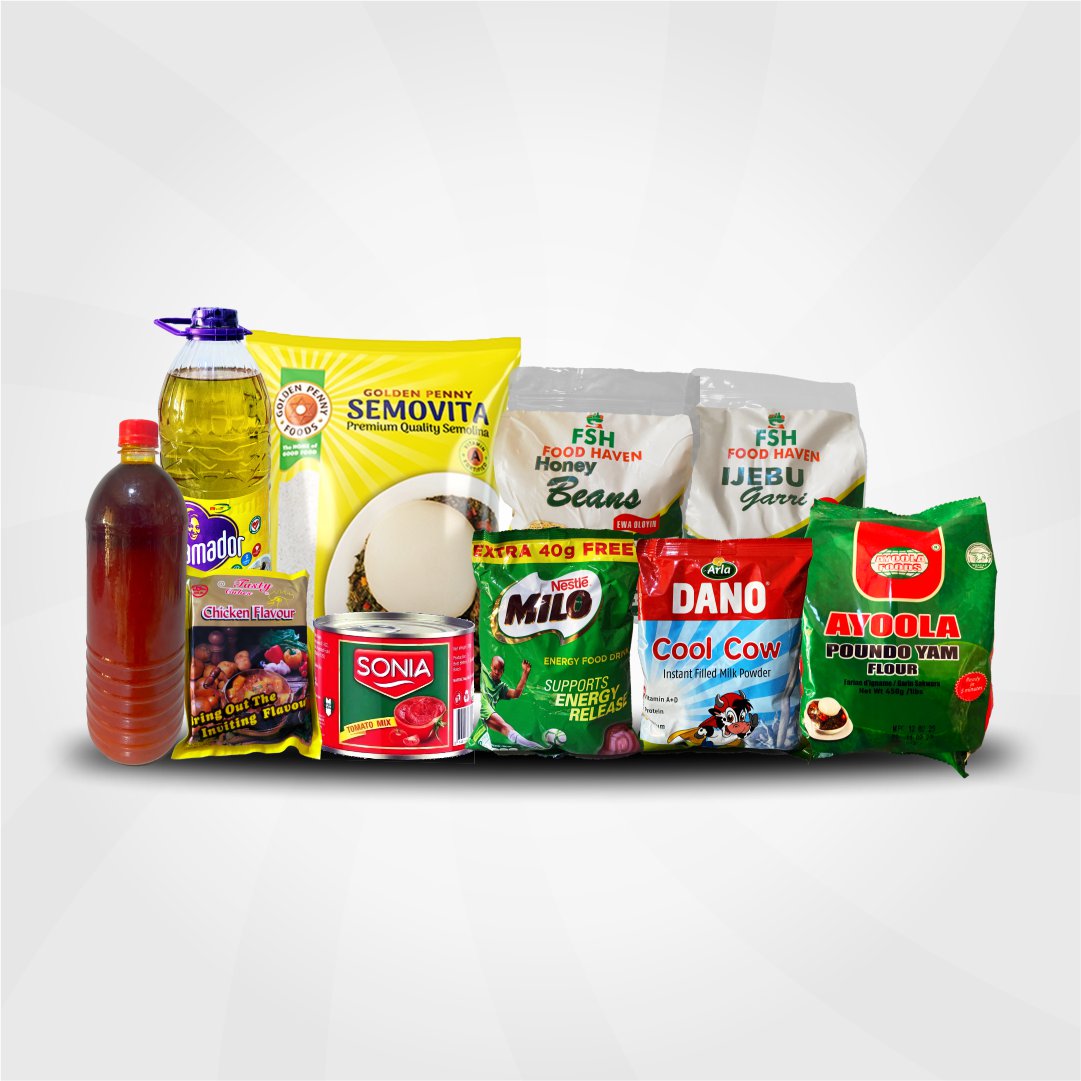 ₦40k Foodstuff Value Pack – Medium Family Bundle